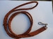 Keycord - Pistolcord leder bruin, origineel echt leder !