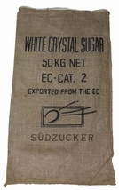 Jute zak "White Cristal Sugar"