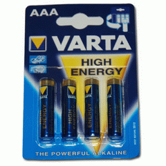Varta AAA batterijen