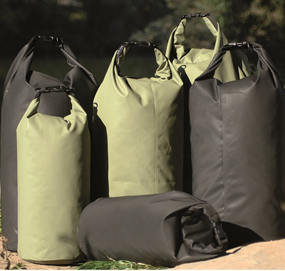 Transportzak Drybag olive middel 30 liter