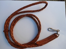 Keycord - Pistolcord leder bruin, origineel