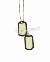 Dog Tag US "goud" set