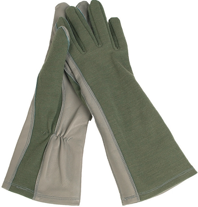 US Pilotenhandschoenen Vliegeniers handschoenen Nomex Olive