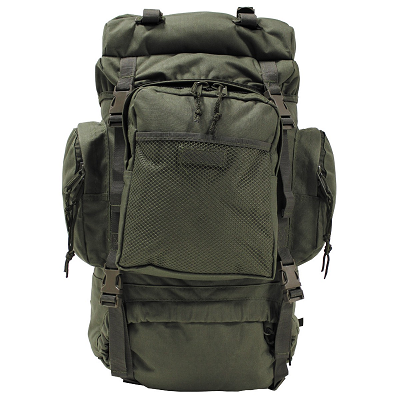 Commando rugzak Olive green of zwart 55 L