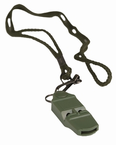 Signaal fluitje No Ball Whistle olive