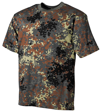 US Leger Camouflage  T-shirt Flecktarn Top kwaliteit !