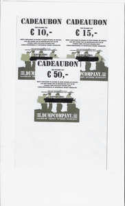 Cadeaubon Waarde 10 Euro