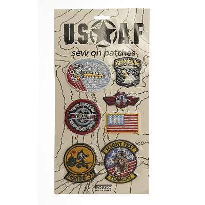 Kaart leger emblemen USAF stof #5026