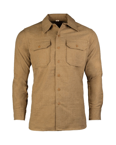 US VELDHEMD M37 WOL MUSTARDBROWN
