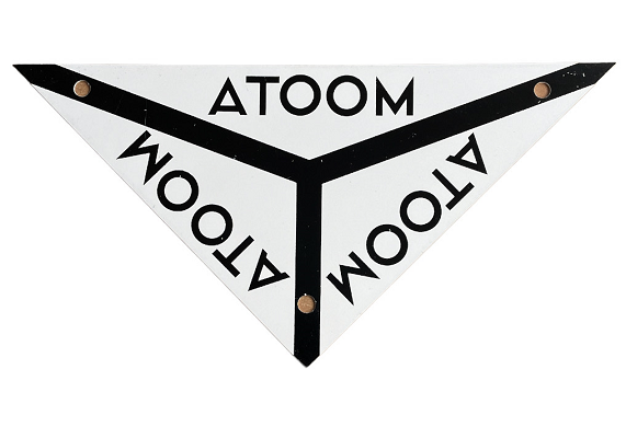Atoom detectie bordje