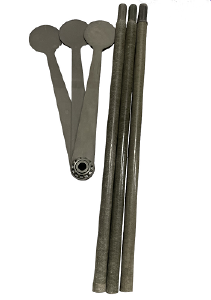 Camouflagenet Tent stokken 5 cm