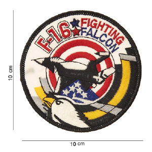 Embleem stof F-16 fighting falcon