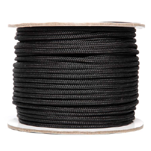 Touw 3 mm Zwart rol 60 meter