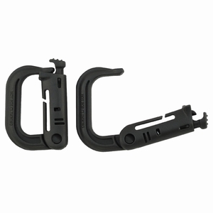 Karabijnhaken Molle "mini" Zwart