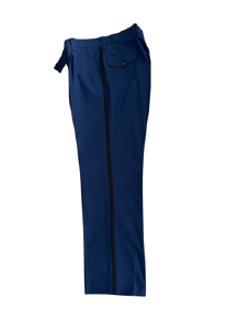 Broek Politie blauw zwarte bies
