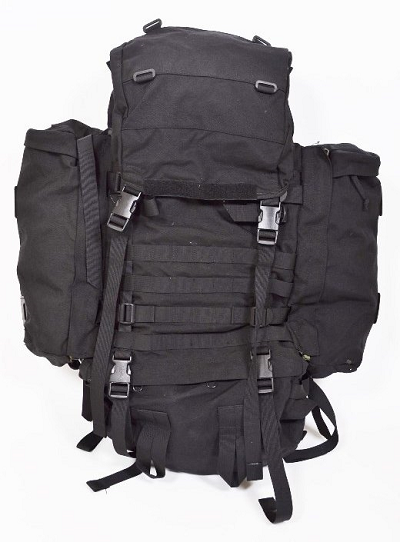 Alpine Sting 55+20 zwart Zonder zijtassen !