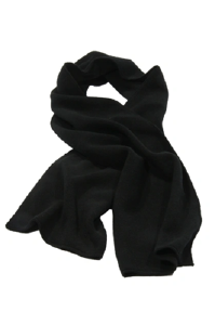 Fleece sjaal Black