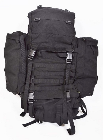 Alpine Sting 55+20 zwart Zonder zijtassen !