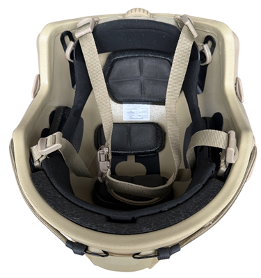 Ballistische helm NIJ IIIA hight cut - Coyote
