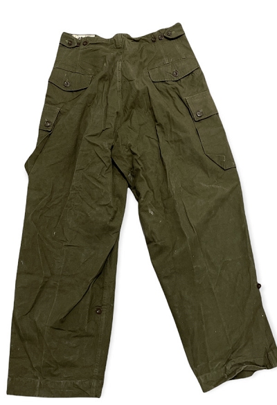 Broek KL zware overbroek dienstplicht groen