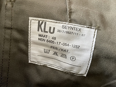 Broek Luchtmacht KLU