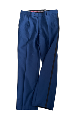 Broek Politie blauw zwarte bies