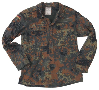 BW BDU jasje Flecktarn origineel gebruikt