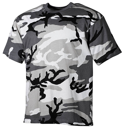 Camouflage Leger T-shirt Urban  van 100% katoen