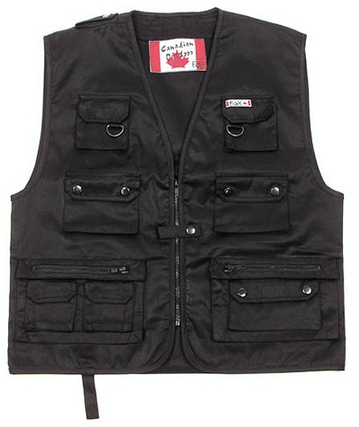 Canada Outdoor vest Vliegvisvest Black