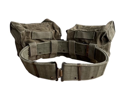 Canvas dubbel butt pack incl. belt !