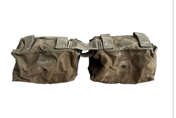 Canvas dubbel butt pack pouches