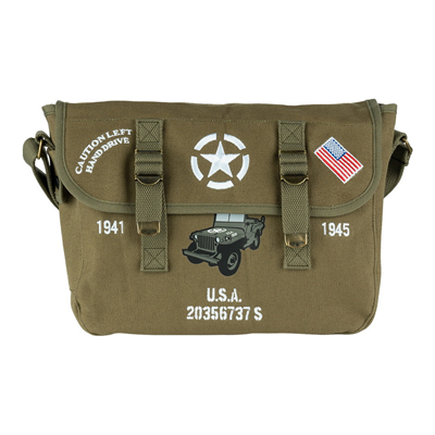 Canvas shoulder bag Willys USA