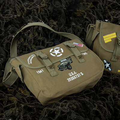 Canvas shoulder bag Willys USA