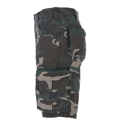 Cargo short pants Stonewashed Woodland of Olive !