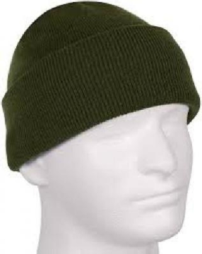 Commandomuts groen origineel Nederlands leger 100% wol