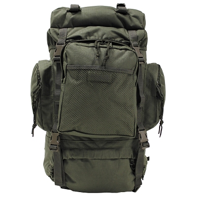 Commando rugzak Olive green of zwart 55 L