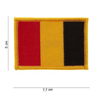 Embleem Belgische vlag klittenband