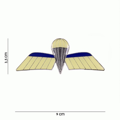 Embleem metaal Nederlandse para wing