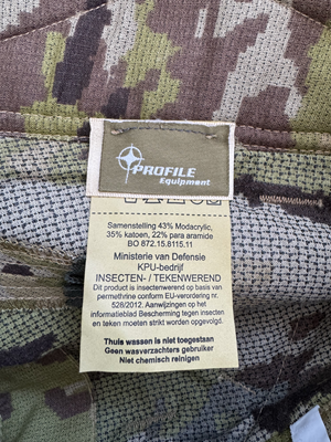Fibrotex Digital Multicam jas met broek merk Profile Equipment - insecten -/en tekenwerend