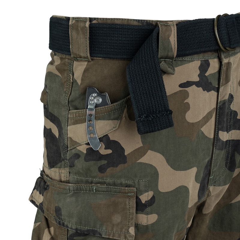 Heavy Duty Cargo korte broek Army Camouflage