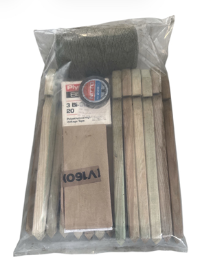 Houten tentharingen Kit Deluxe 42.5 cm 20 stuks