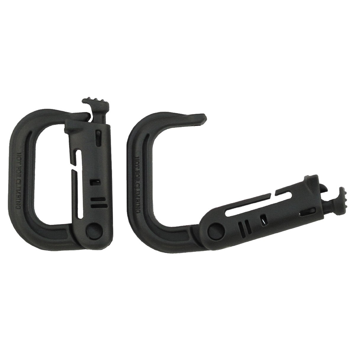 Karabijnhaken Molle "mini" Zwart