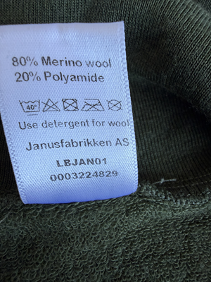 KL landmacht thermische longsleeve Merino