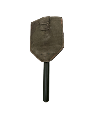 Klapschep houten steel met Vintage hoes !
