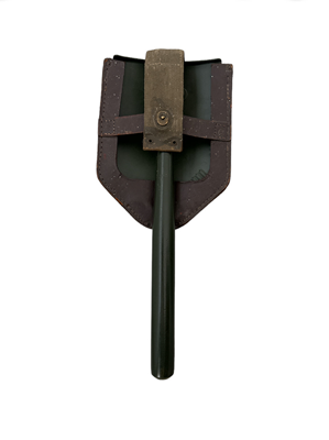 Klapschep houten steel met Vintage hoes !
