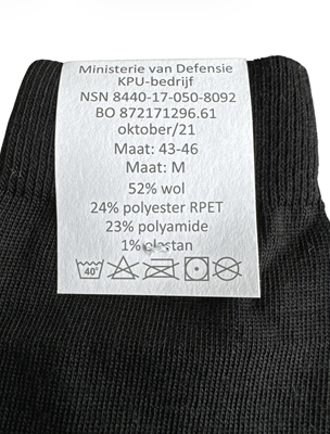 KPU-bedrijf sokken 8440-17-050-8092