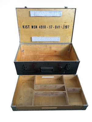 Leger toolbox met inlay