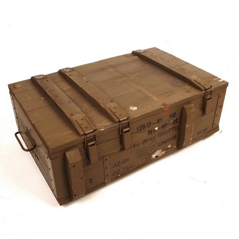 Legerkist hout 1KS 505 90 origineel