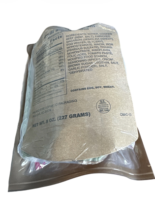 MRE Meal ready to eat individual
