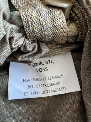 NFP Rugzak 37 Liter VOSS - nieuw